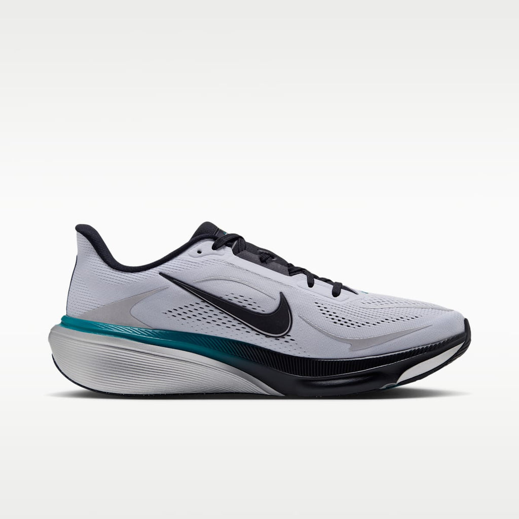 Nike Pegasus 42  Men's Road Running Shoes - Football Grey/Bright Spruce/Metallic Silver/Black - Image 3