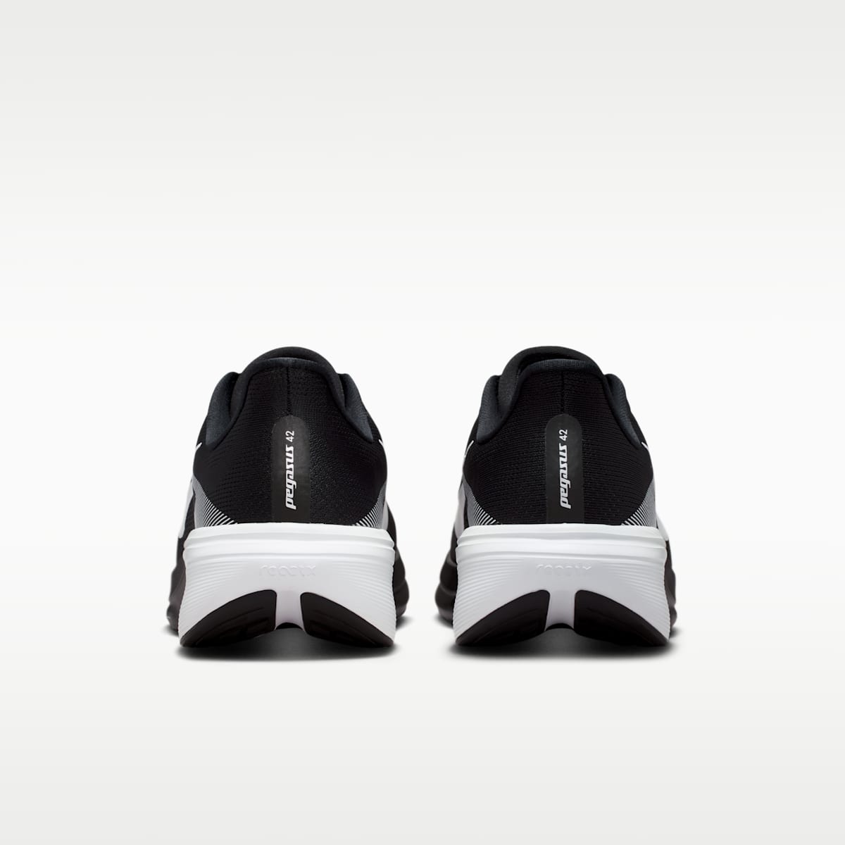 Nike Pegasus 42 Men's Road Running Shoes (Wide) - Black/Photon Dust/White - Image 6