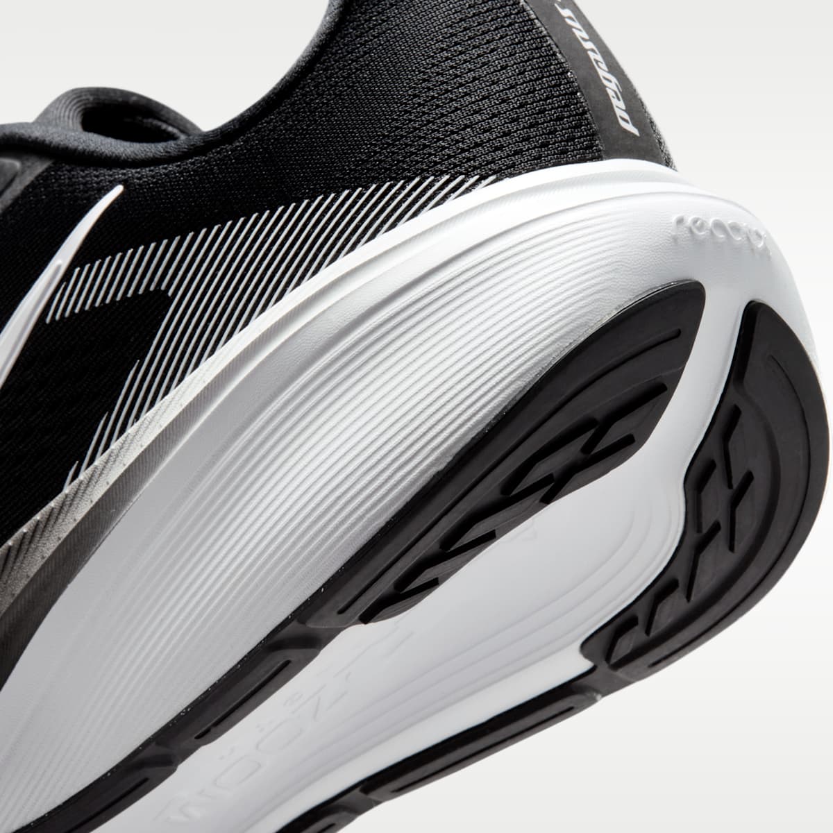 Nike Pegasus 42 Men's Road Running Shoes (Wide) - Black/Photon Dust/White - Image 8