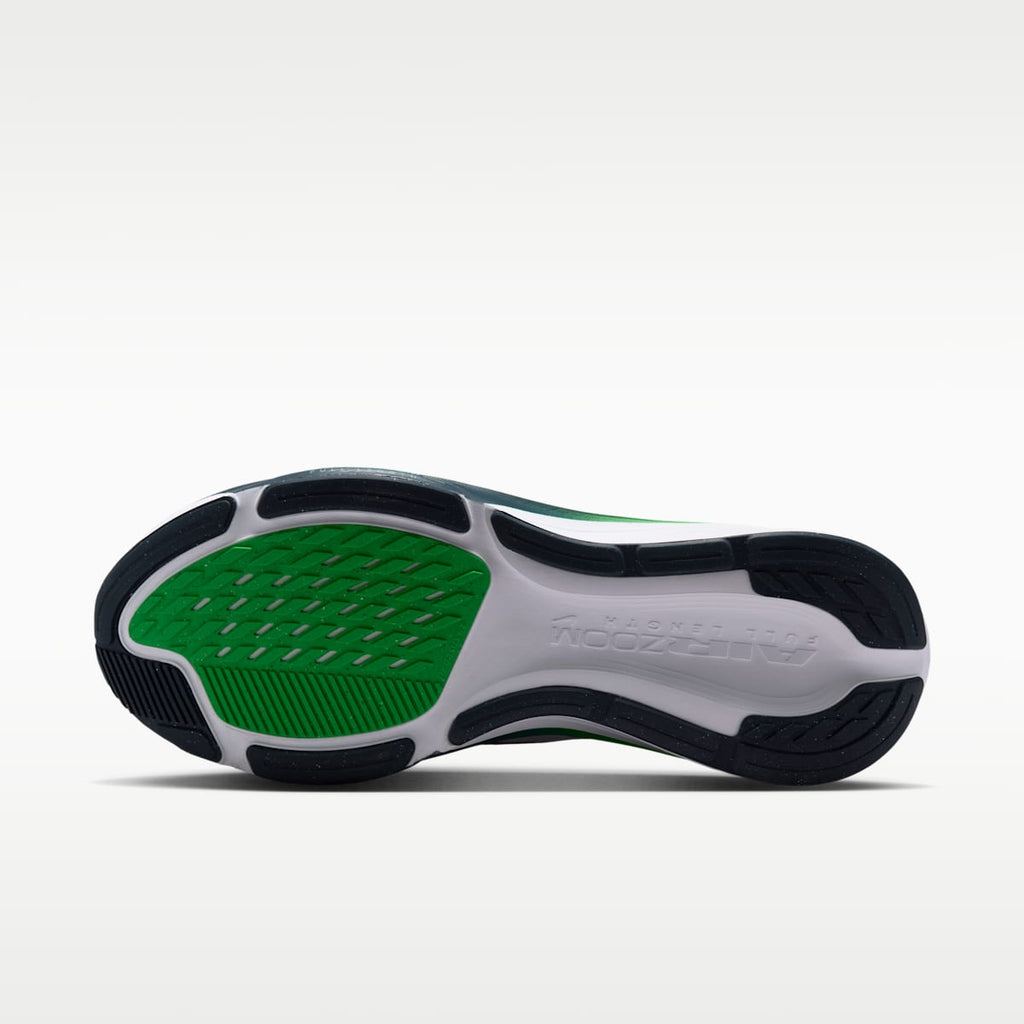 Nike Pegasus 42 Men's Road Running Shoes (Wide) - White/Green Spark/Midnight Navy - Image 2