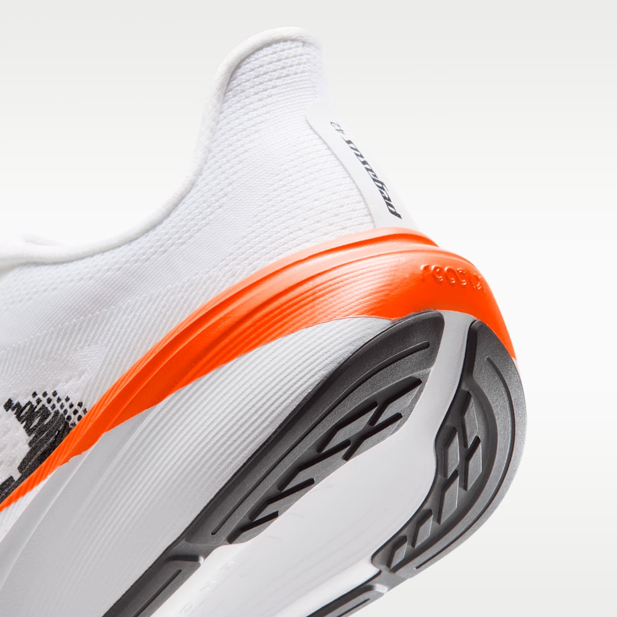 Nike Pegasus 42 Men's Road Running Shoes - White/White/Total Orange/Black - Image 8