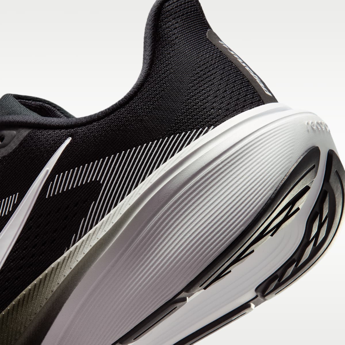 Nike Pegasus 42 Men's Road Running Shoes - Black/Photon Dust/White - Image 8