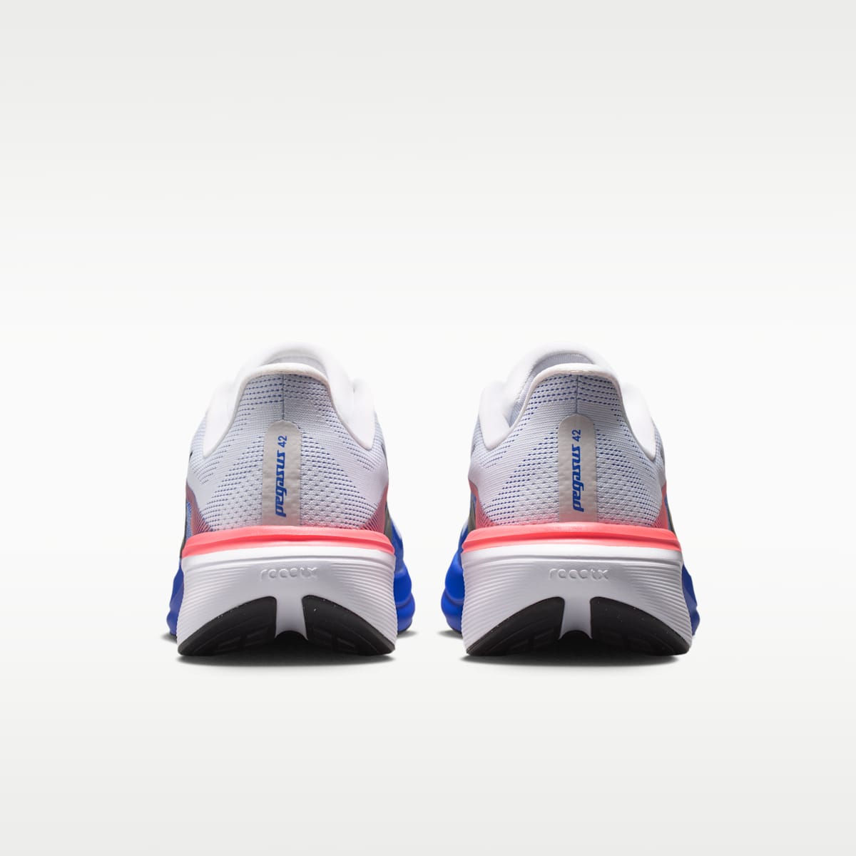 Nike Pegasus 42 Men's Road Running Shoes - White/Racer Blue/Atomic Pink/Black - Image 6