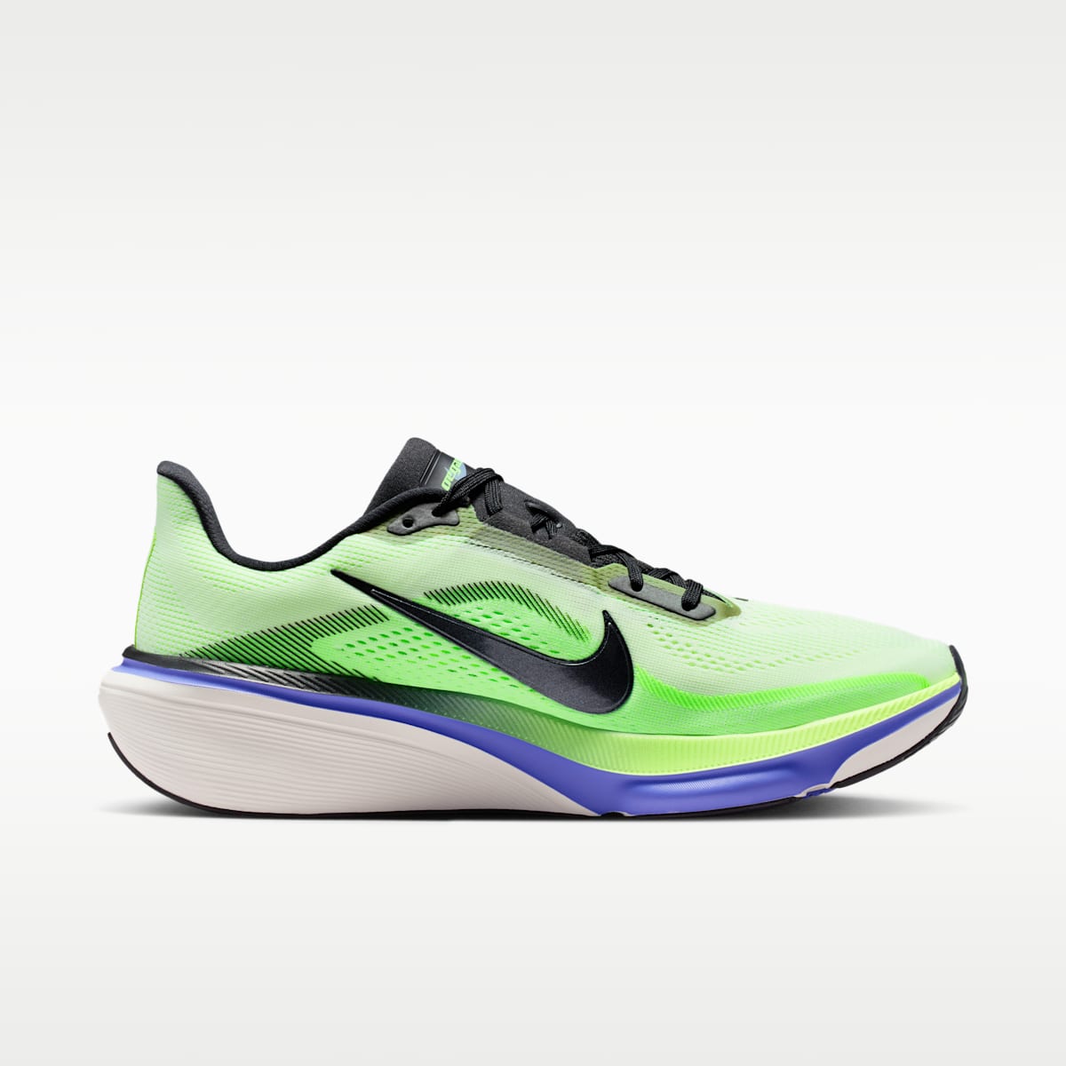 Nike Pegasus 42 Men's Road Running Shoes - Volt Tint/Sapphire/Lime Blast/Black Spruce - Image 3