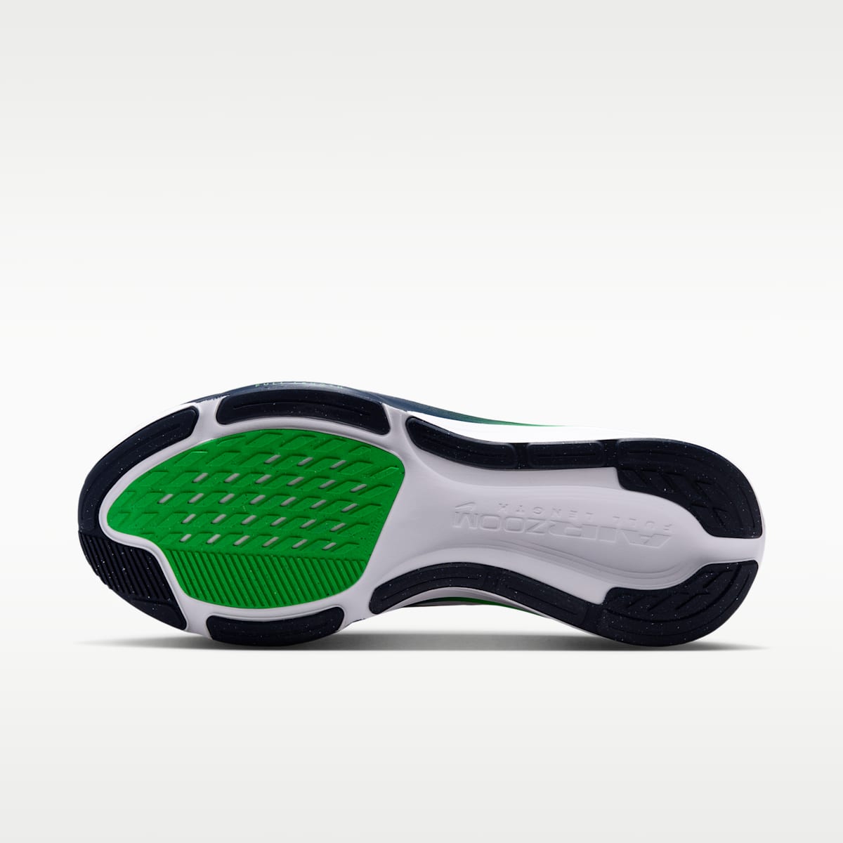 Nike Pegasus 42 Men's Road Running Shoes - White/Green Spark/Midnight Navy - Image 2