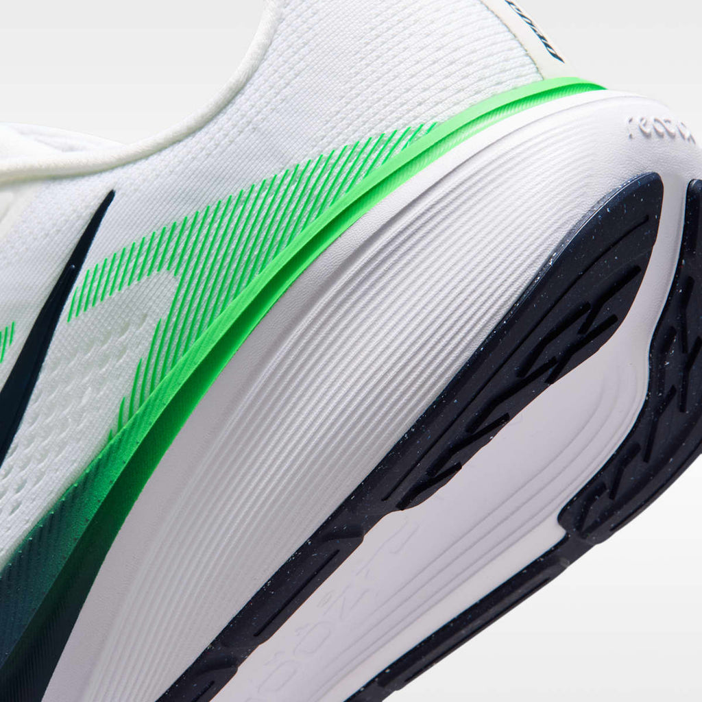 Nike Pegasus 42 Men's Road Running Shoes - White/Green Spark/Midnight Navy - Image 8