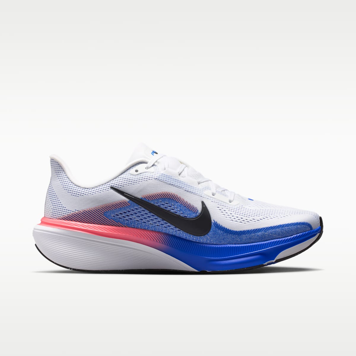 Nike Pegasus 42 Men's Road Running Shoes - White/Racer Blue/Atomic Pink/Black - Image 3