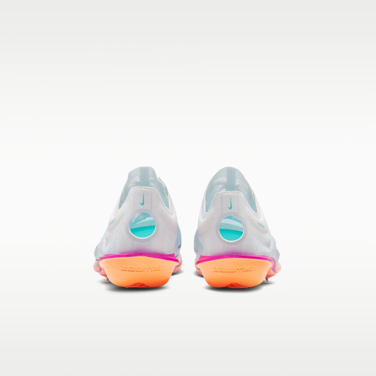 Women's Nike Victory 2 Track & Field Distance Spikes - White/Bright Crimson/Fire Pink/Obsidian
