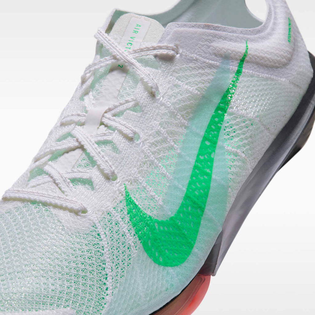 Nike Victory 2 Track & Field Distance Spikes - Summit White/Obsidian/Palest Purple/Electro Green - Image 8