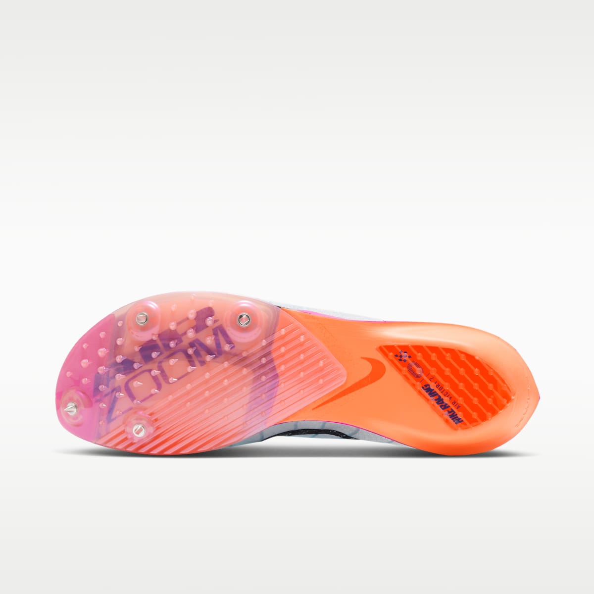 Nike Victory 2 Track & Field Distance Spikes - White/Bright Crimson/Fire Pink/Obsidian - Image 2