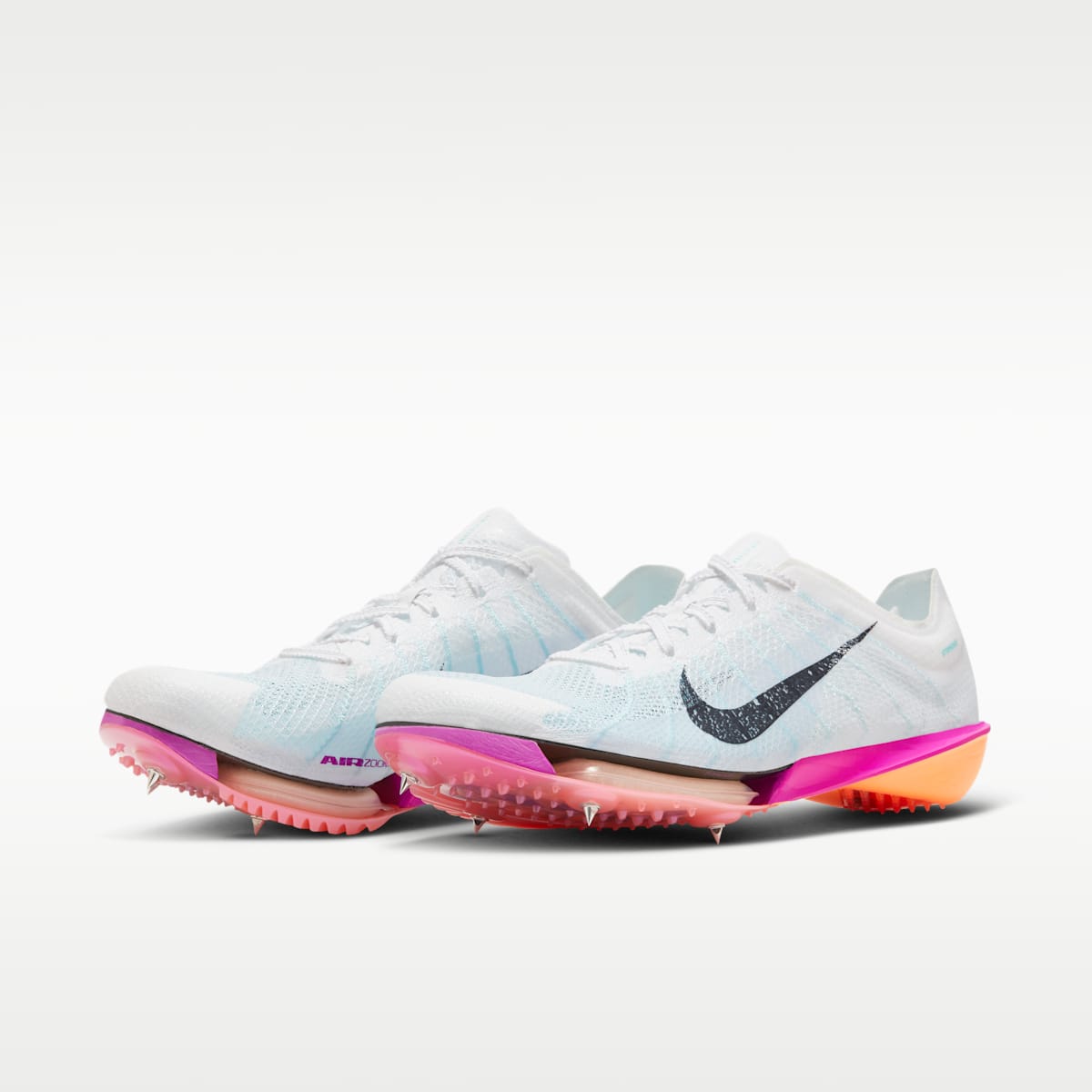 Nike Victory 2 Track & Field Distance Spikes - White/Bright Crimson/Fire Pink/Obsidian - Image 5