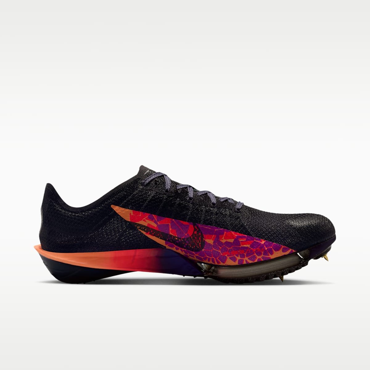 Women's Nike Victory 2 Glam Track & Field Distance Spikes - Light Carbon/Flash Crimson/Indigo Burst/Black