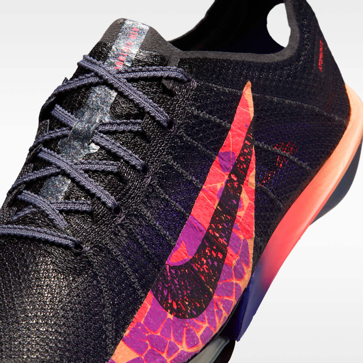 Women's Nike Victory 2 Glam Track & Field Distance Spikes - Light Carbon/Flash Crimson/Indigo Burst/Black