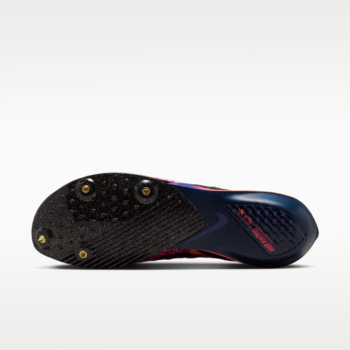 Women's Nike Victory 2 Glam Track & Field Distance Spikes - Light Carbon/Flash Crimson/Indigo Burst/Black