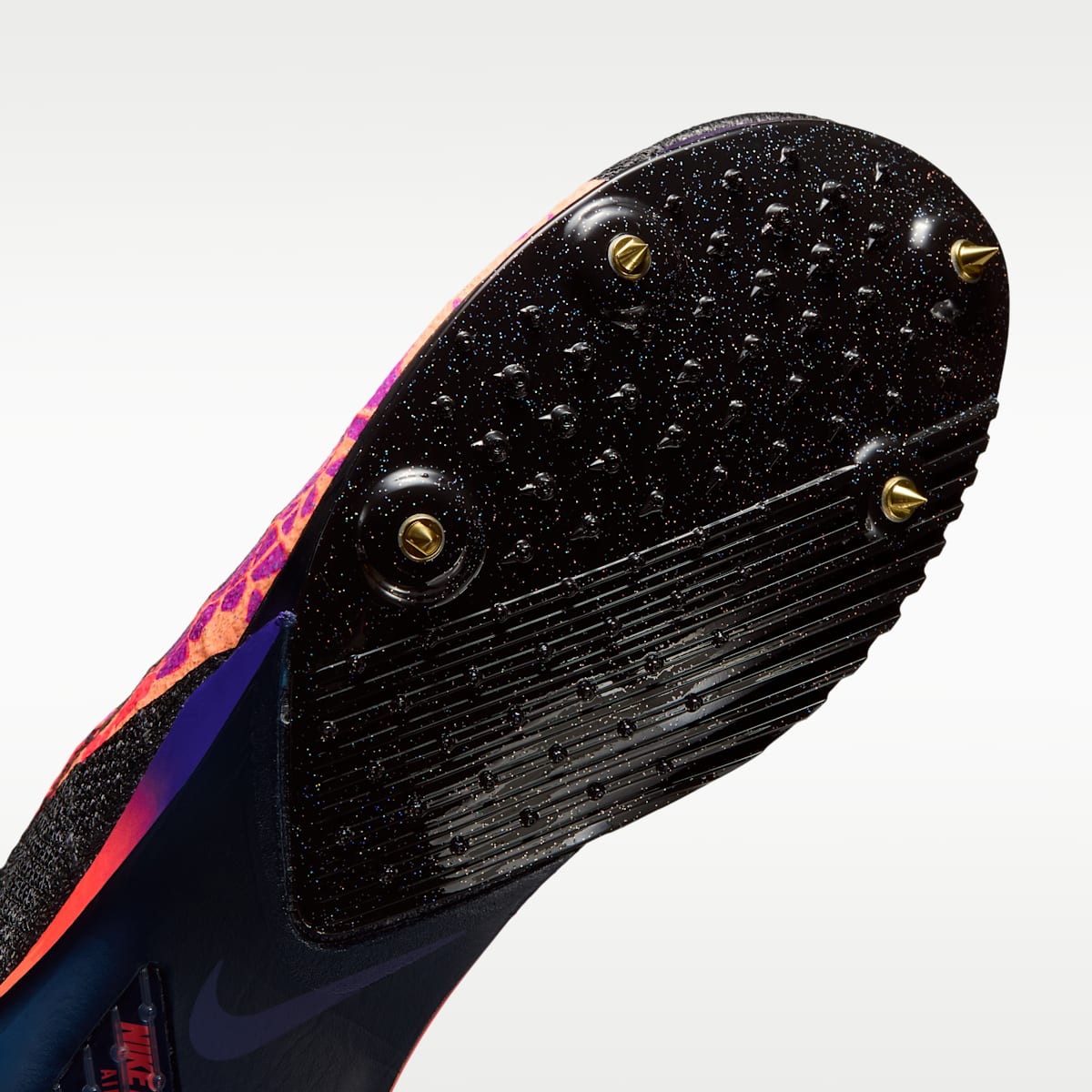 Women's Nike Victory 2 Glam Track & Field Distance Spikes - Light Carbon/Flash Crimson/Indigo Burst/Black