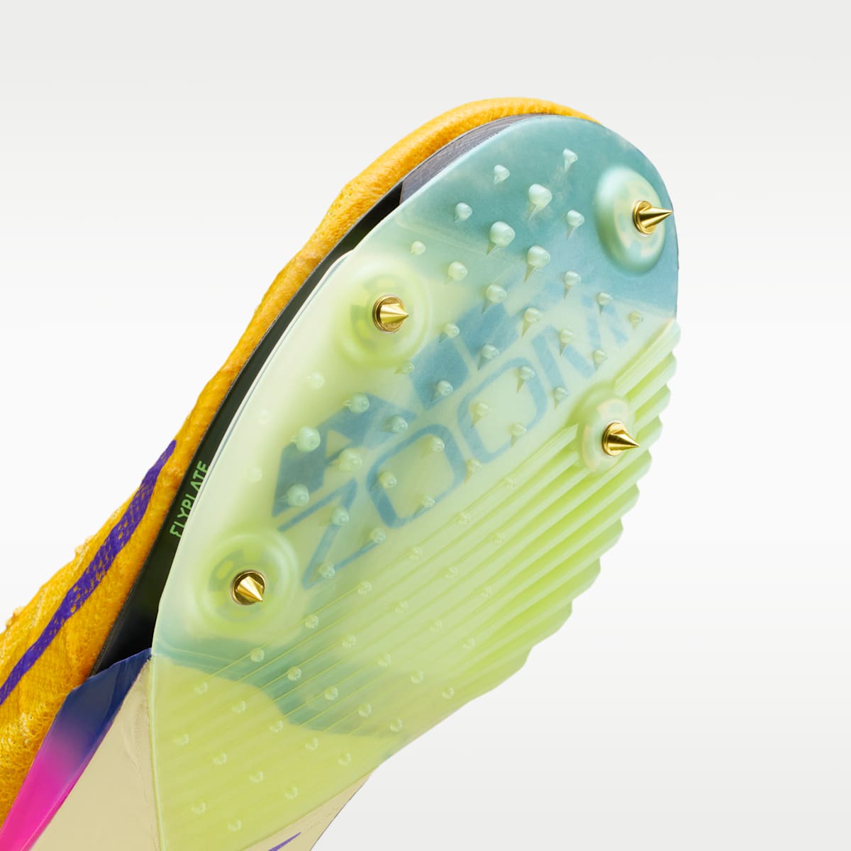Nike Victory 2 Track & Field Distance Spikes - Citron Pulse/Volt Ice/Laser Orange/Indigo Burst - Image 7