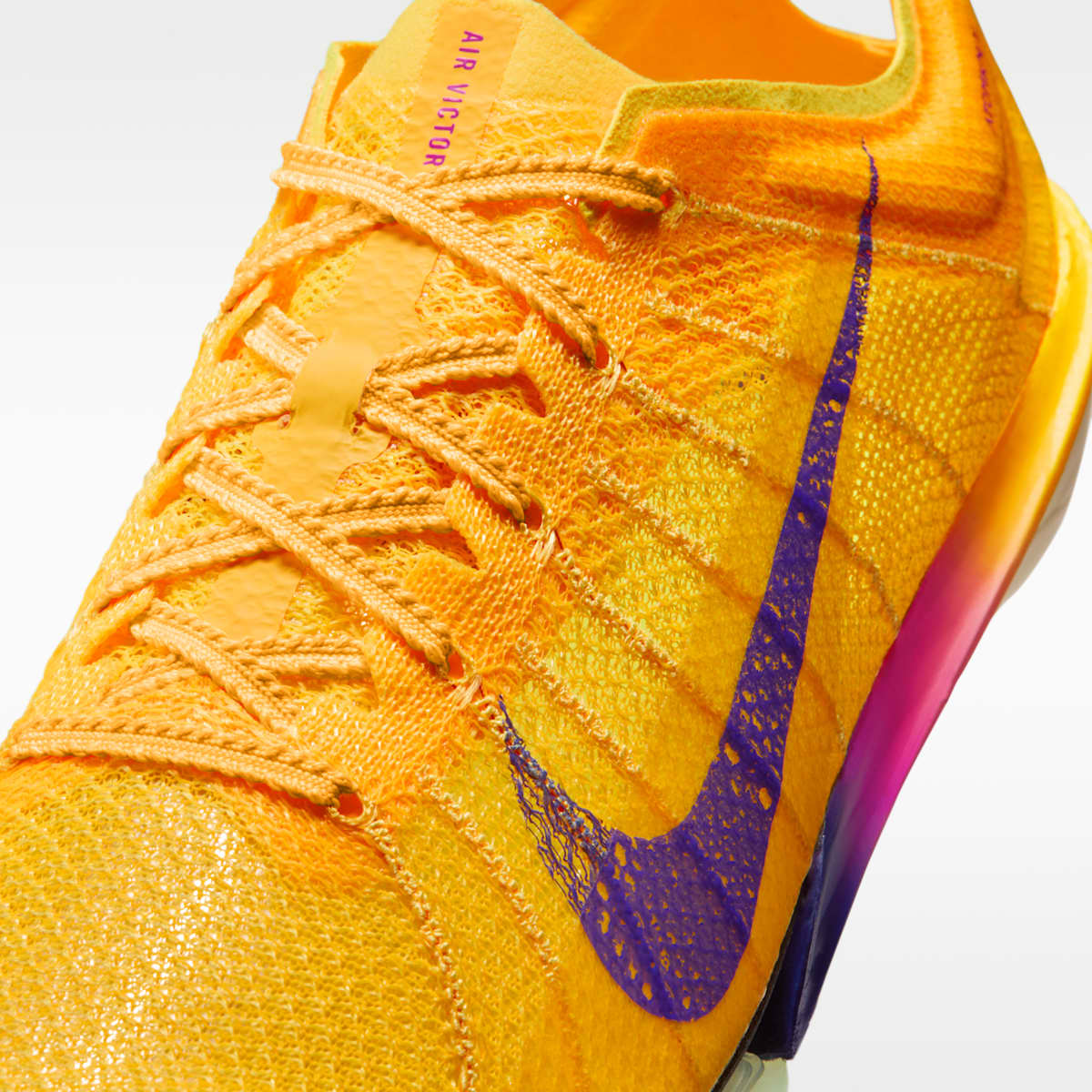 Nike Victory 2 Track & Field Distance Spikes - Citron Pulse/Volt Ice/Laser Orange/Indigo Burst - Image 8