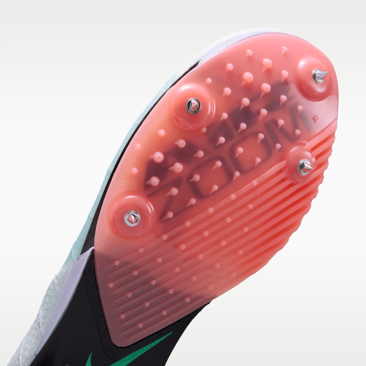 Women's Nike Victory 2 Track & Field Distance Spikes - Summit White/Obsidian/Palest Purple/Electro Green