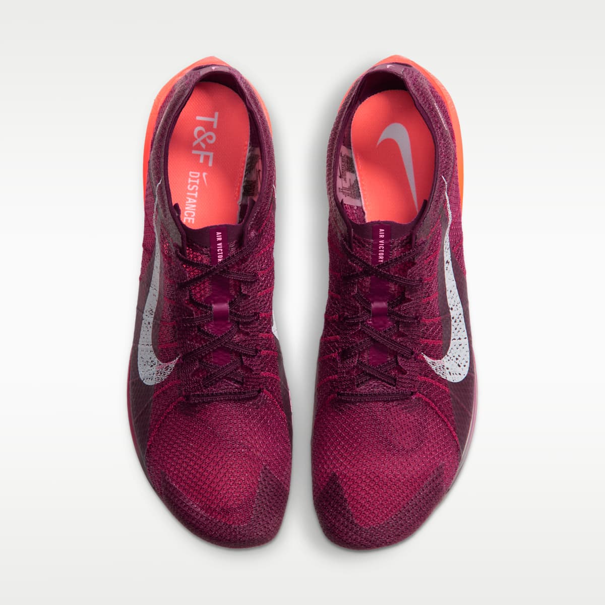 Nike Victory 2 Track & Field Distance Spikes - Bordeaux/Bright Crimson/Hyper Crimson/White - Image 4