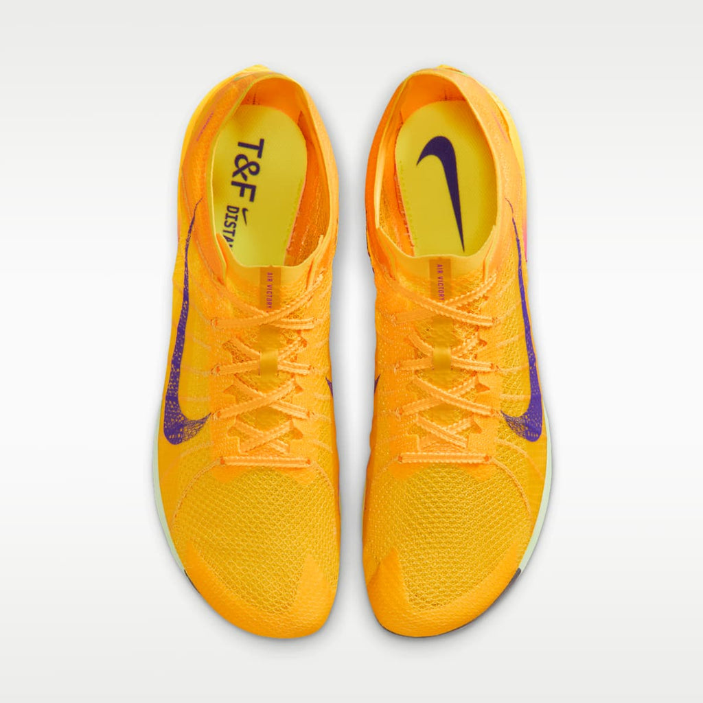 Nike Victory 2 Track & Field Distance Spikes - Citron Pulse/Volt Ice/Laser Orange/Indigo Burst - Image 4
