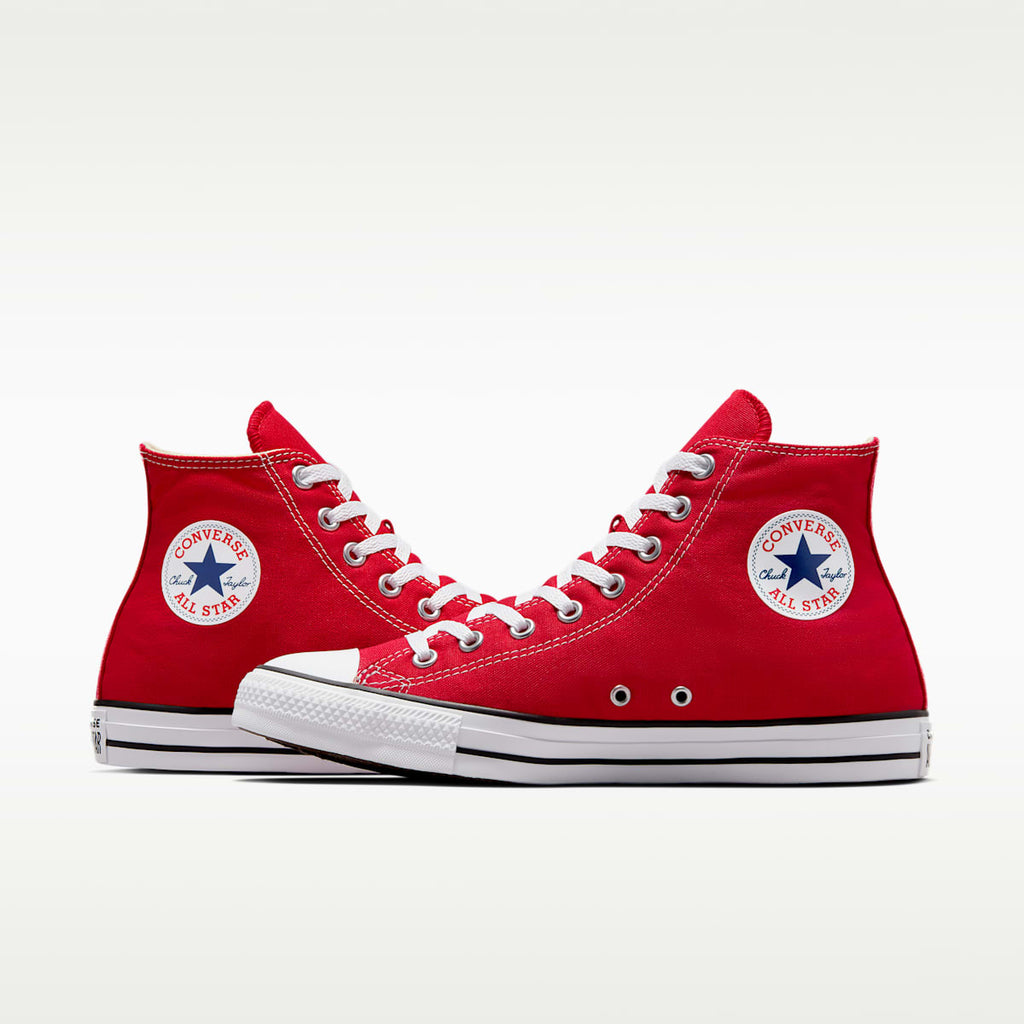 Converse Chuck Taylor All Star High Top Unisex Shoe - Red - Image 7