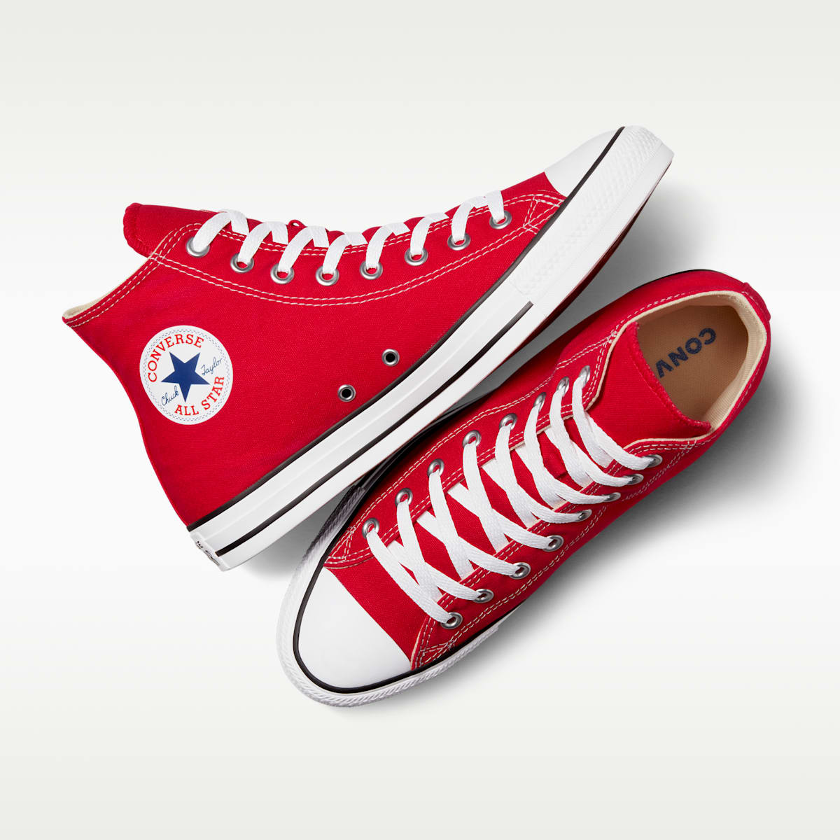 Converse Chuck Taylor All Star High Top Unisex Shoe - Red - Image 4