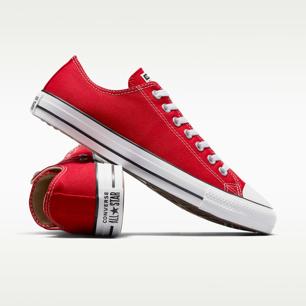 Converse Chuck Taylor All Star Low Top Unisex Shoe - Red - Image 7
