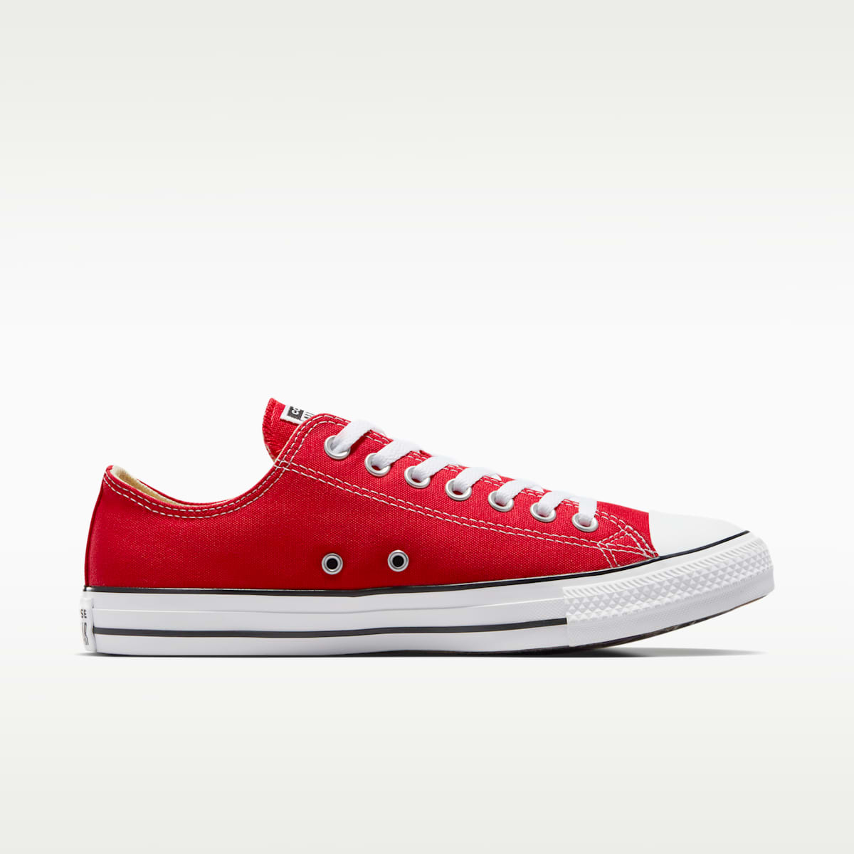 Converse Chuck Taylor All Star Low Top Unisex Shoe - Red - Image 3