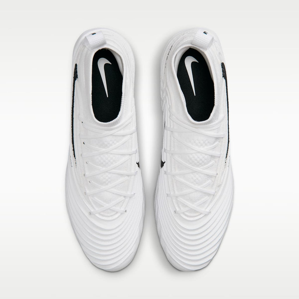 Women's Nike Alpha Menace 5 Elite Men's Football Cleats - White/White/Black