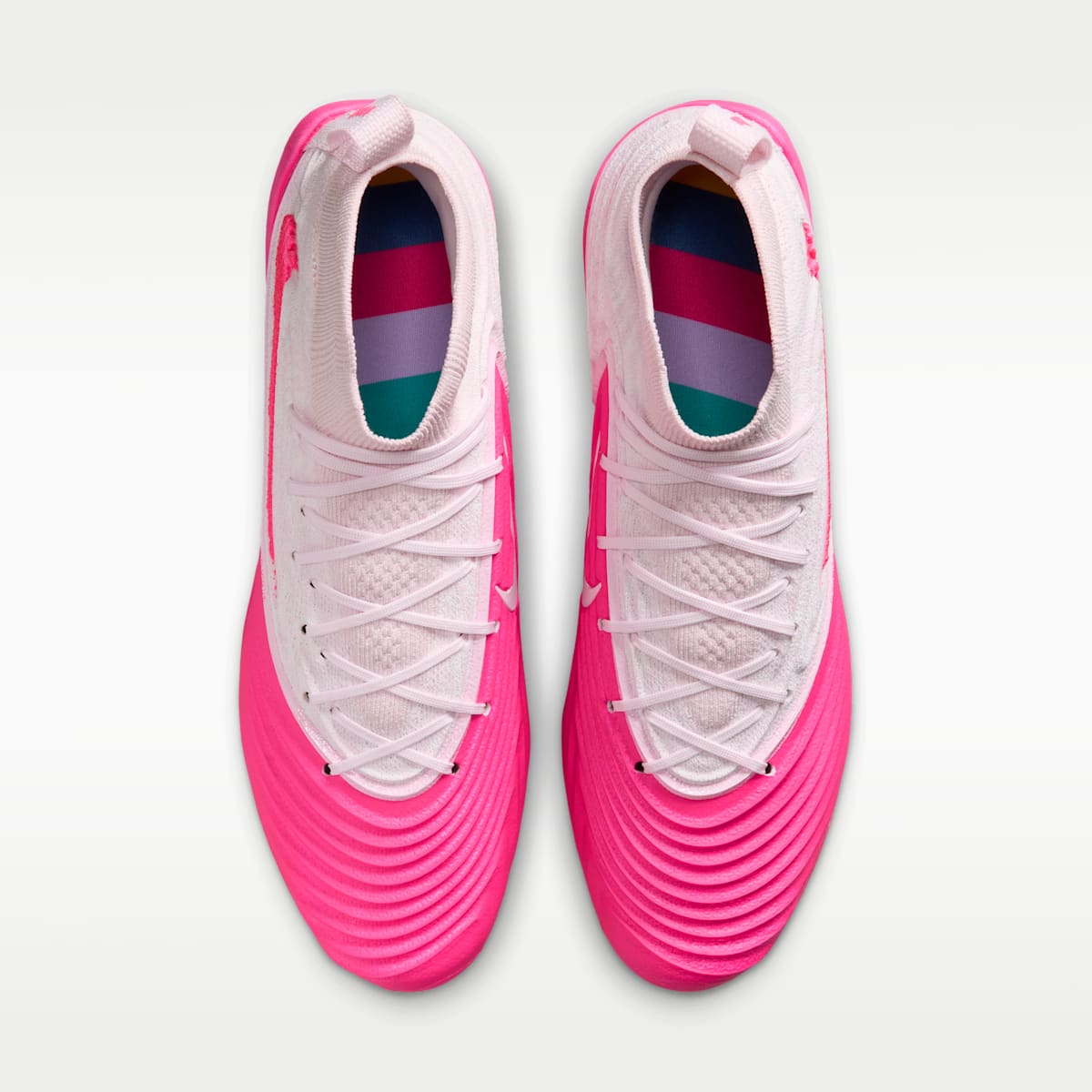 Nike Alpha Menace 5 Elite Men's Football Cleats - Pearl Pink/White/Hyper Pink - Image 4