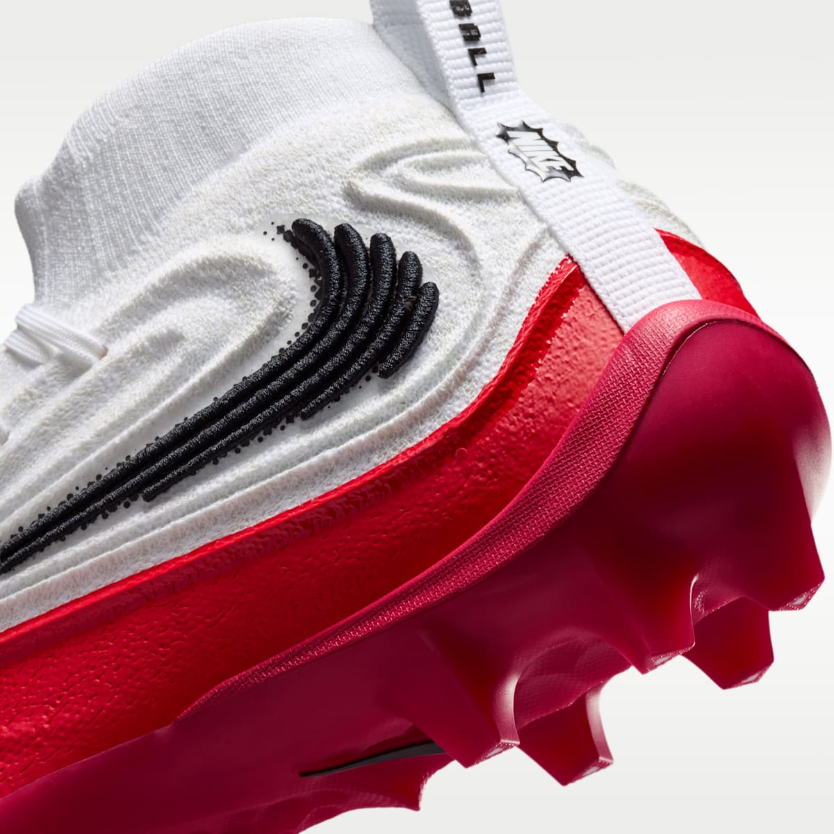 Women's Nike Alpha Menace 5 Elite Men's Football Cleats - White/University Red/Black