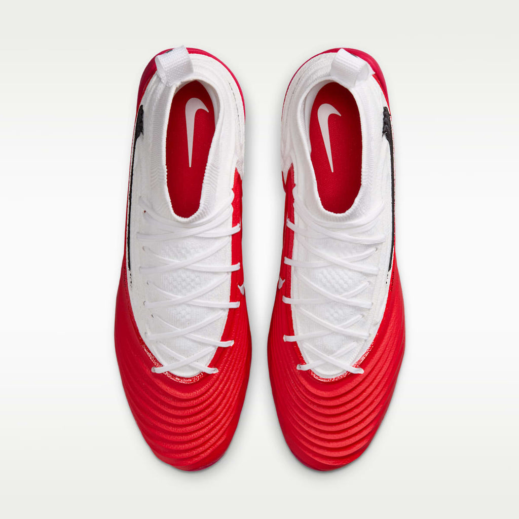 Women's Nike Alpha Menace 5 Elite Men's Football Cleats - White/University Red/Black