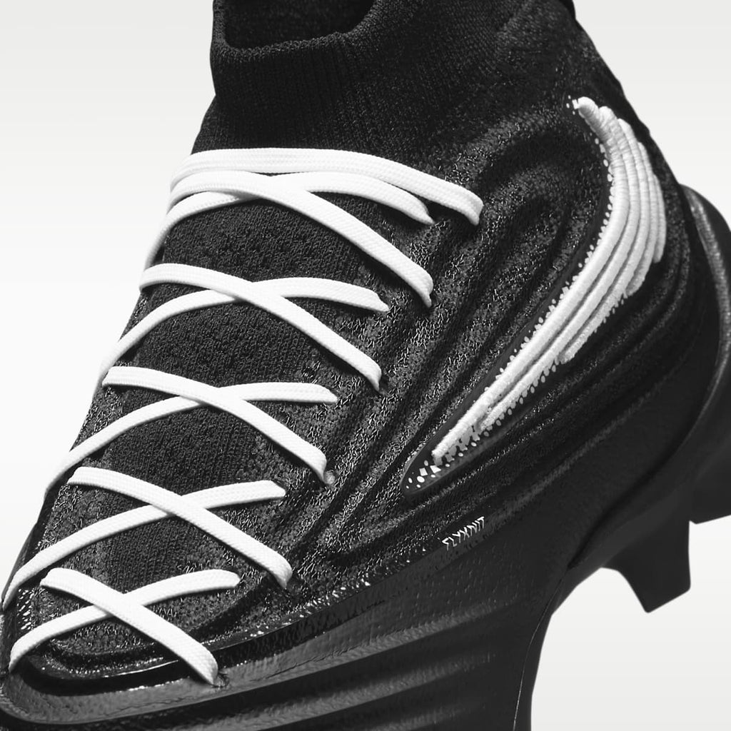 Nike Alpha Menace 5 Elite Men's Football Cleats - Black/Black/White - Image 8