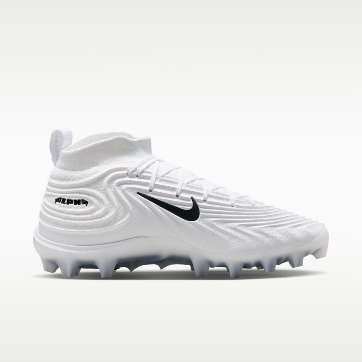 Women's Nike Alpha Menace 5 Elite Men's Football Cleats - White/White/Black