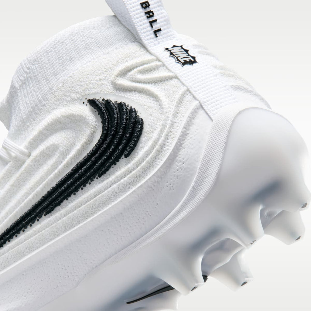 Nike Alpha Menace 5 Elite Men's Football Cleats - White/White/Black - Image 9
