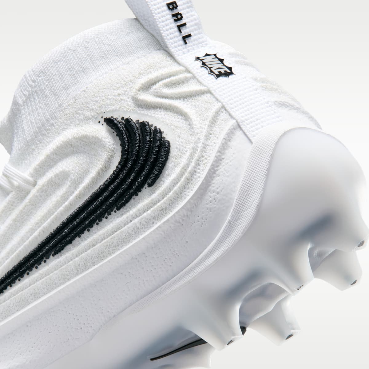 Nike Alpha Menace 5 Elite Men's Football Cleats - White/White/Black - Image 9