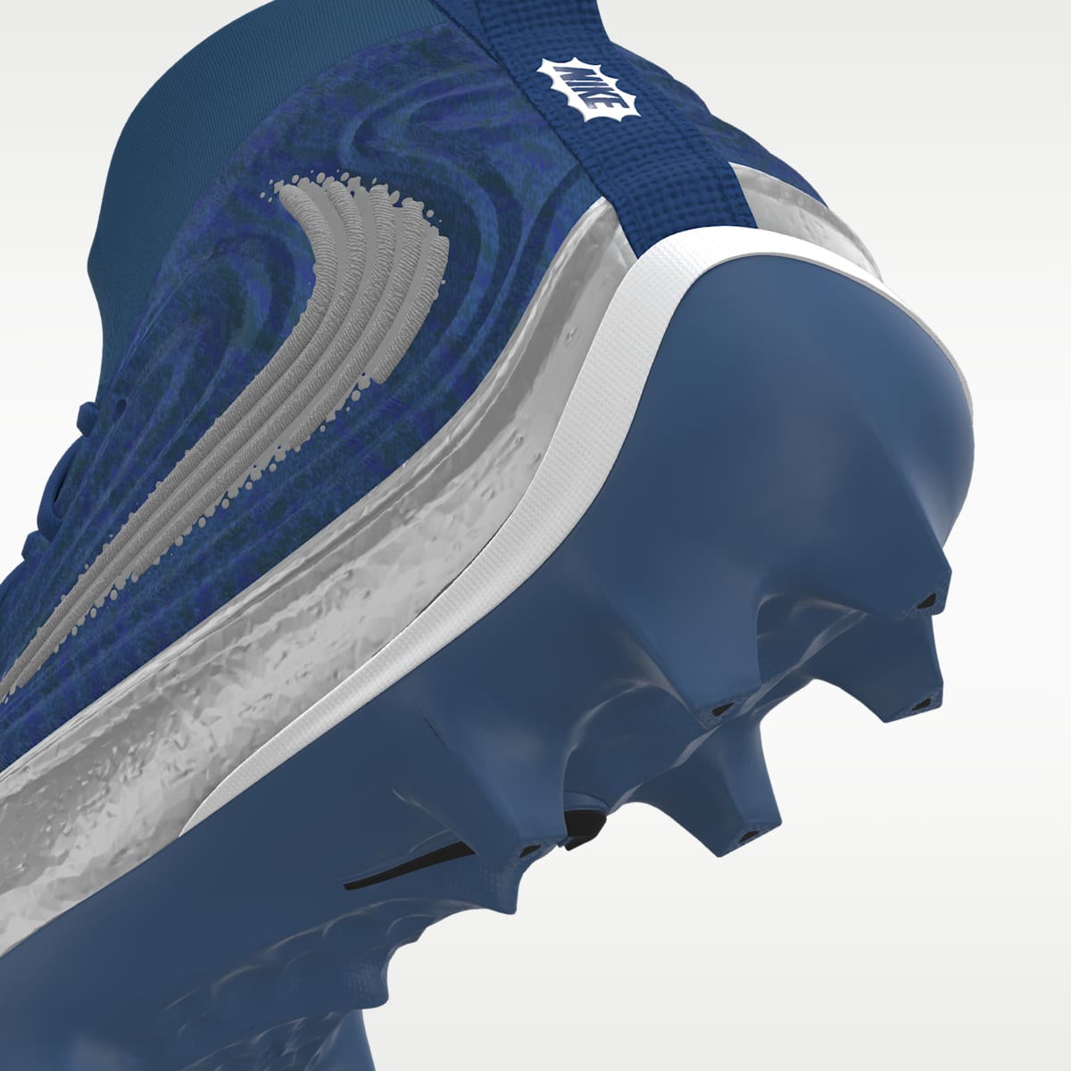 Nike Alpha Menace 5 Elite By You Custom Football Cleats - White/Multi-Color/Multi-Color - Image 9