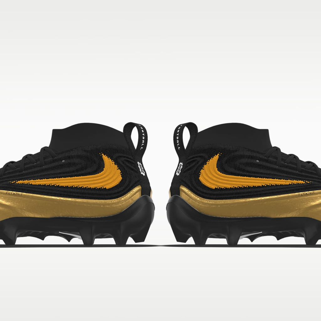 Nike Alpha Menace 5 Elite By You Custom Football Cleats - White/Multi-Color/Multi-Color - Image 7