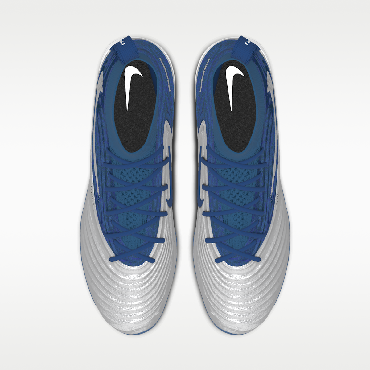 Women's Nike Alpha Menace 5 Elite By You Custom Football Cleats - White/Multi-Color/Multi-Color