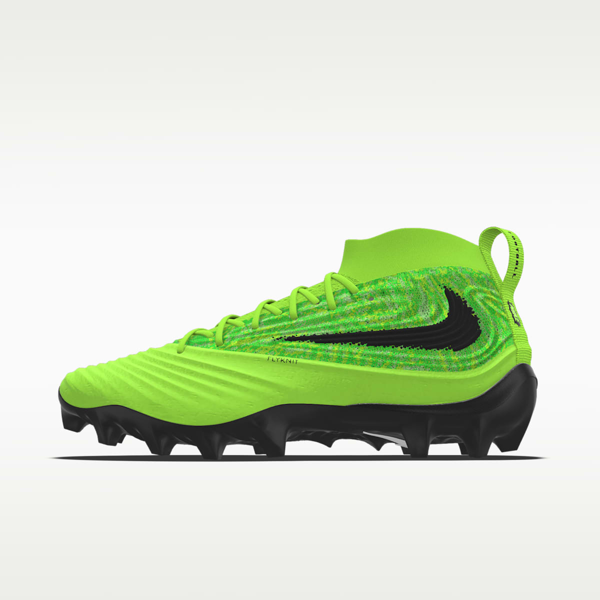 Nike Alpha Menace 5 Elite By You Custom Football Cleats - White/Multi-Color/Multi-Color - Image 1