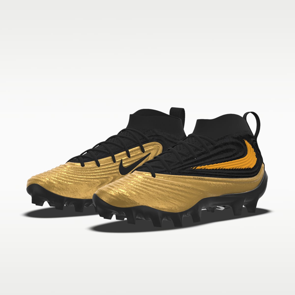 Nike Alpha Menace 5 Elite By You Custom Football Cleats - White/Multi-Color/Multi-Color - Image 2