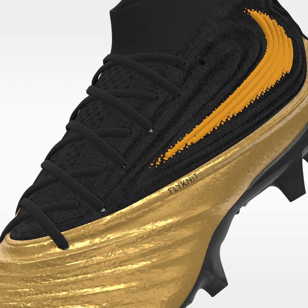 Nike Alpha Menace 5 Elite By You Custom Football Cleats - White/Multi-Color/Multi-Color - Image 8