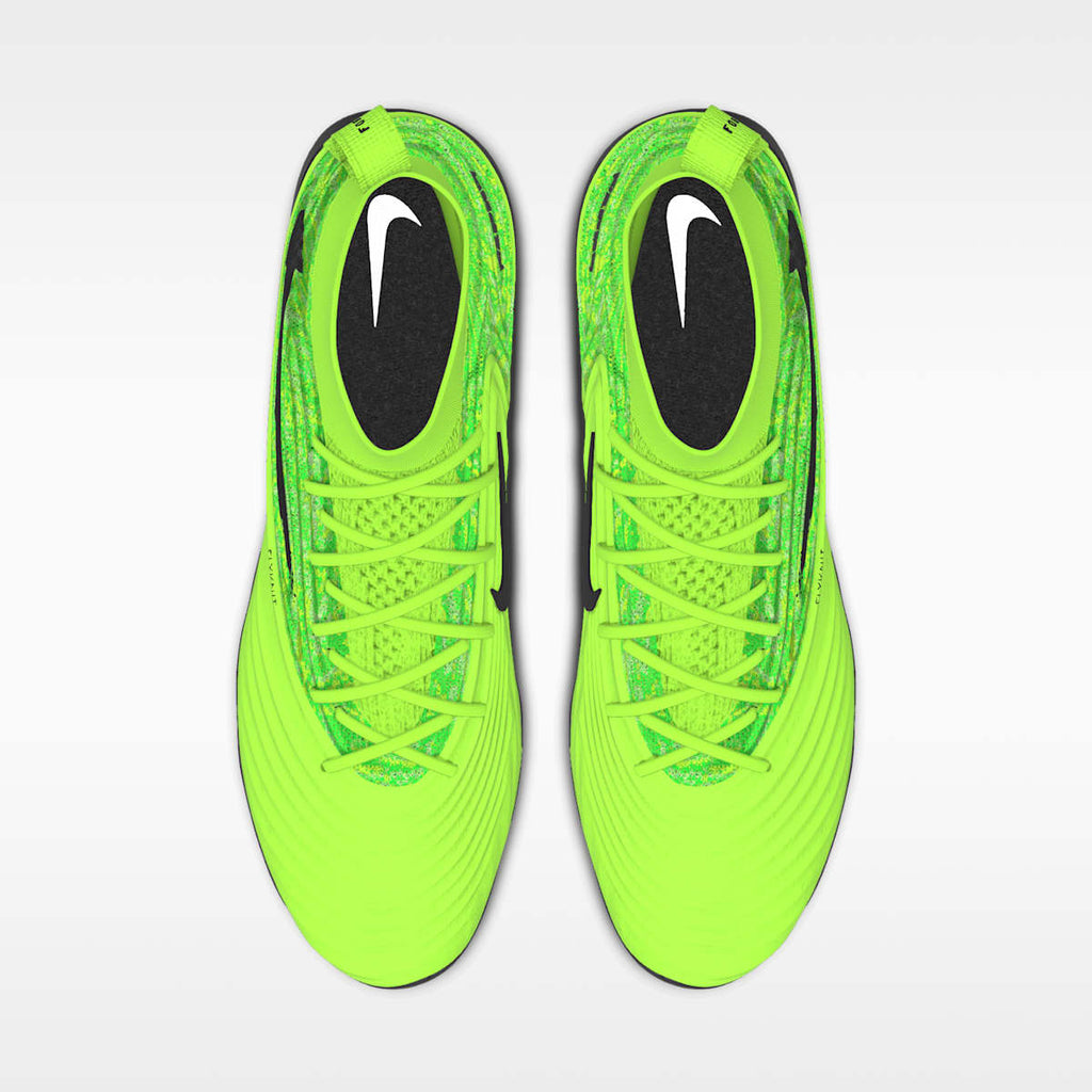 Nike Alpha Menace 5 Elite By You Custom Football Cleats - White/Multi-Color/Multi-Color - Image 4