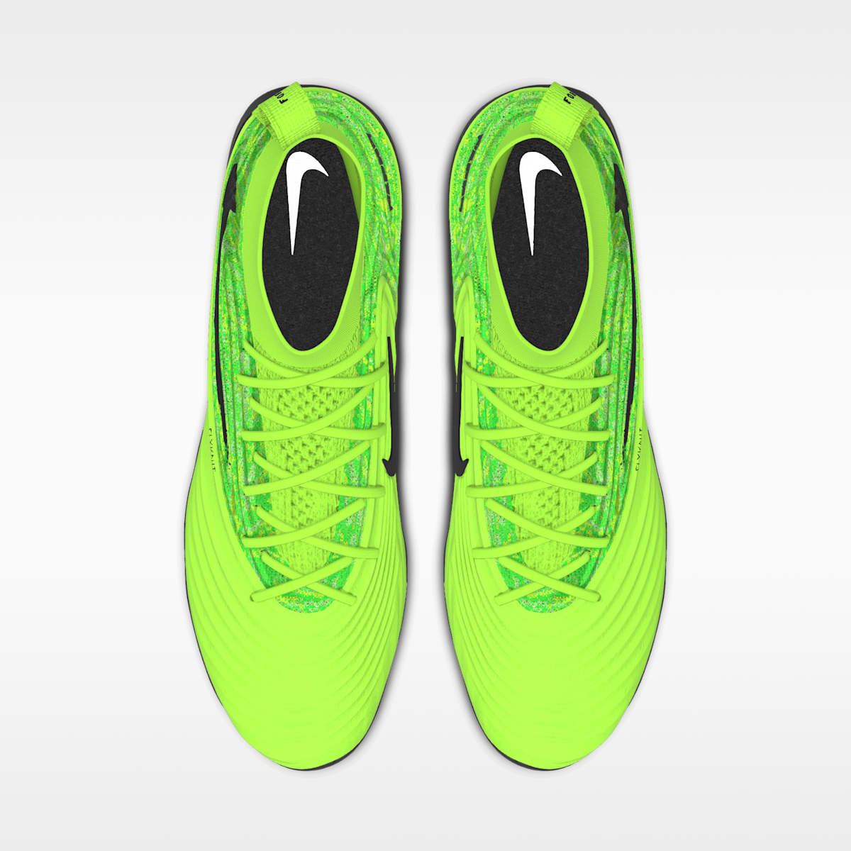 Nike Alpha Menace 5 Elite By You Custom Football Cleats - White/Multi-Color/Multi-Color - Image 4