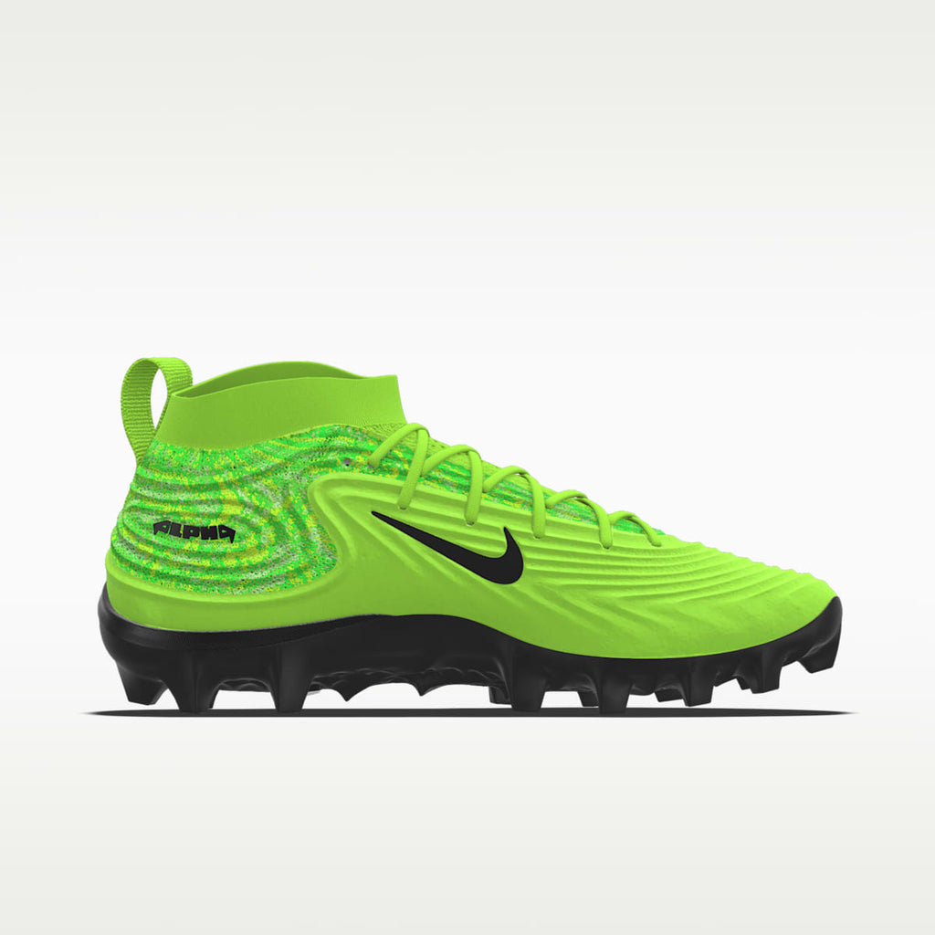Nike Alpha Menace 5 Elite By You Custom Football Cleats - White/Multi-Color/Multi-Color - Image 3
