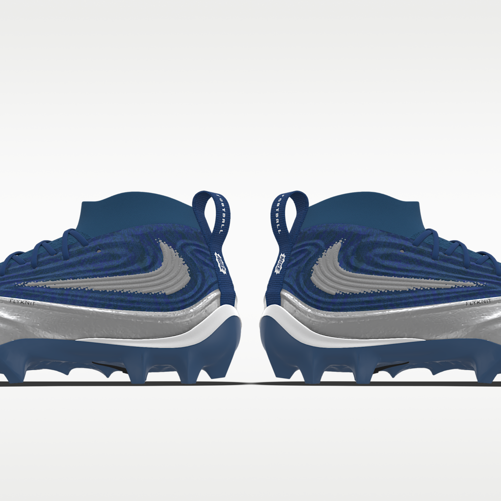 Women's Nike Alpha Menace 5 Elite By You Custom Football Cleats - White/Multi-Color/Multi-Color