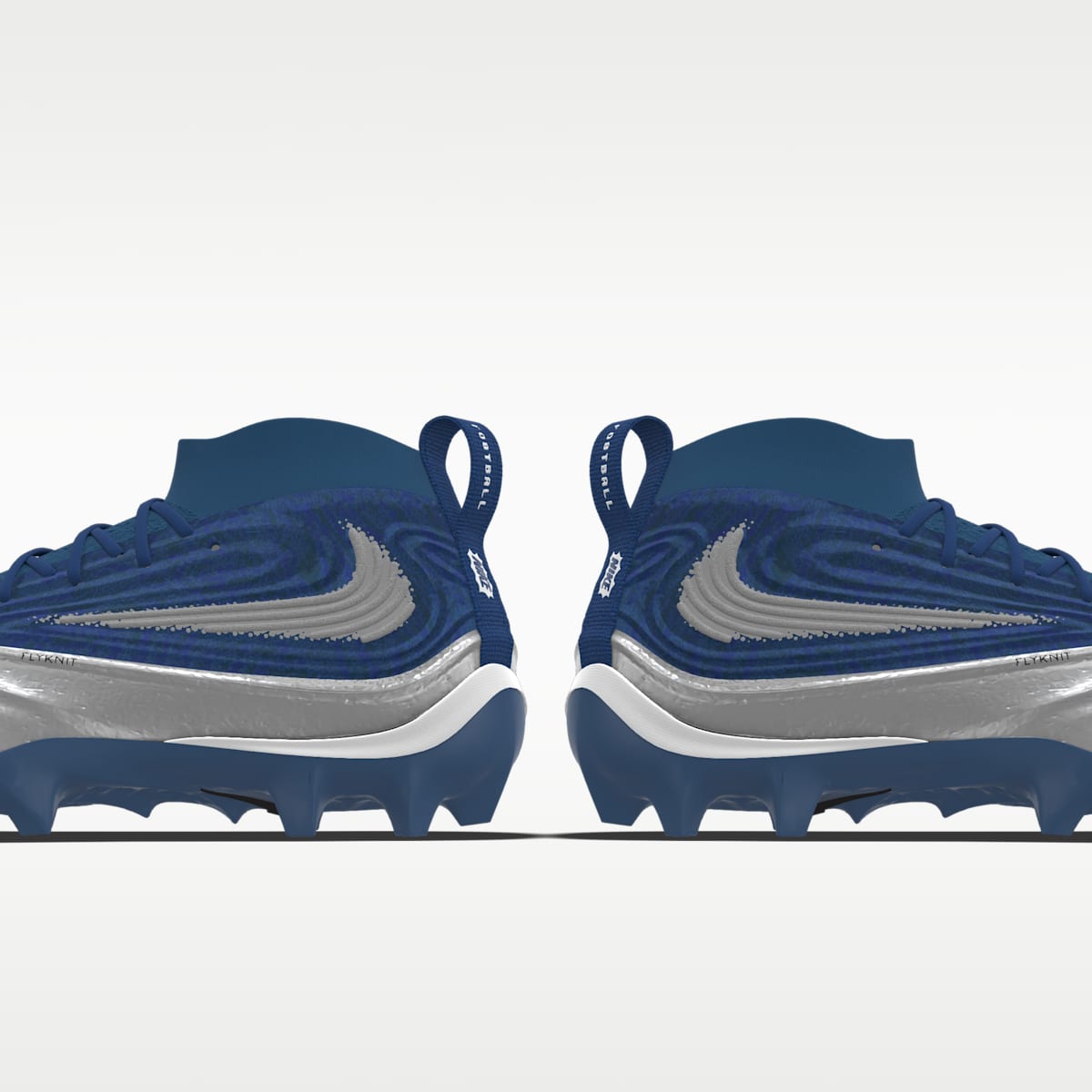 Nike Alpha Menace 5 Elite By You Custom Football Cleats - White/Multi-Color/Multi-Color - Image 7