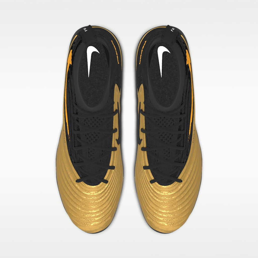 Nike Alpha Menace 5 Elite By You Custom Football Cleats - White/Multi-Color/Multi-Color - Image 4