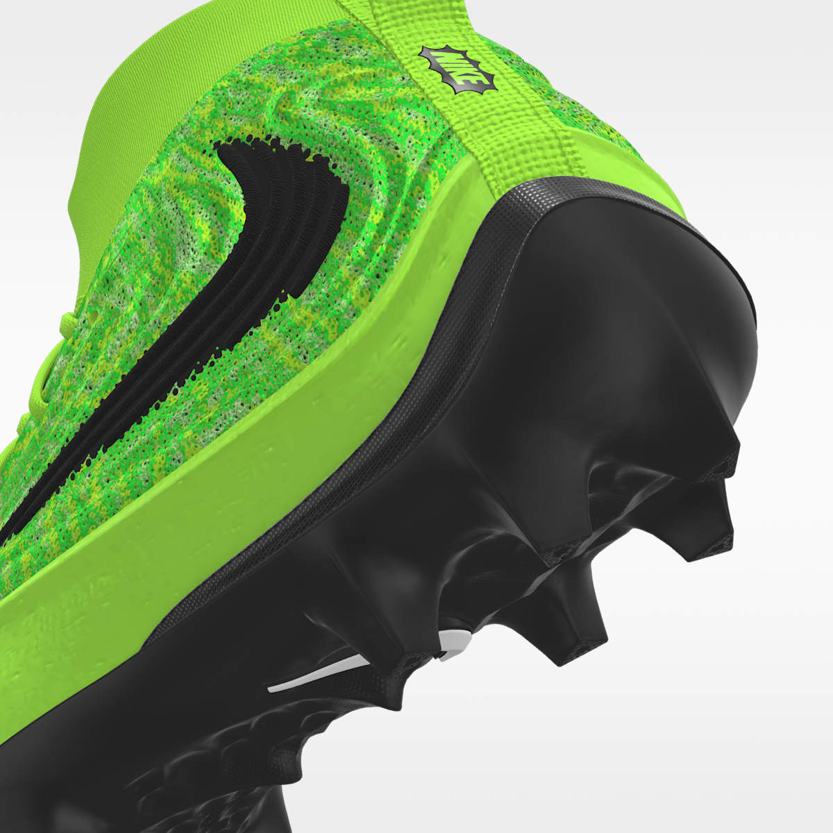 Nike Alpha Menace 5 Elite By You Custom Football Cleats - White/Multi-Color/Multi-Color - Image 9