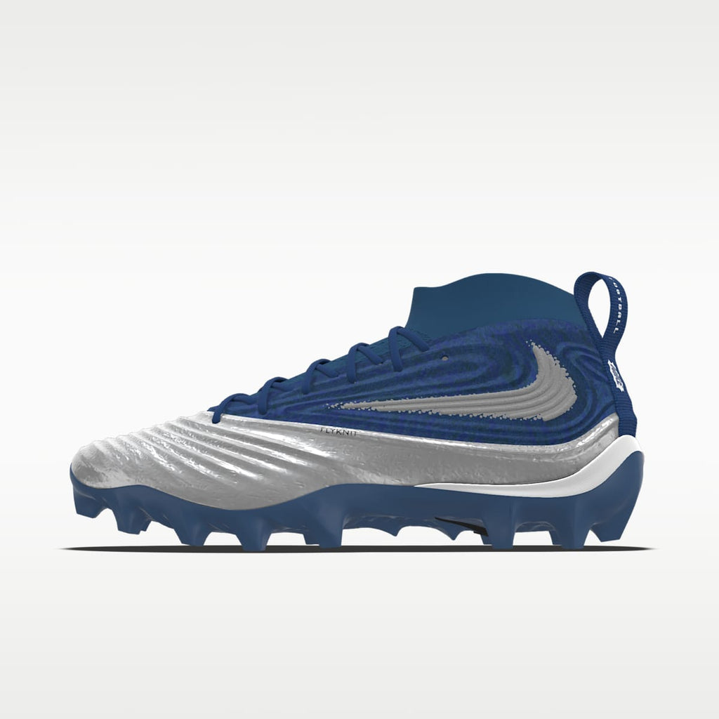 Nike Alpha Menace 5 Elite By You Custom Football Cleats - White/Multi-Color/Multi-Color - Image 1